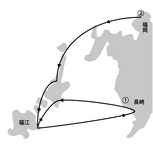 五島の宿キンナゴアジロ航路